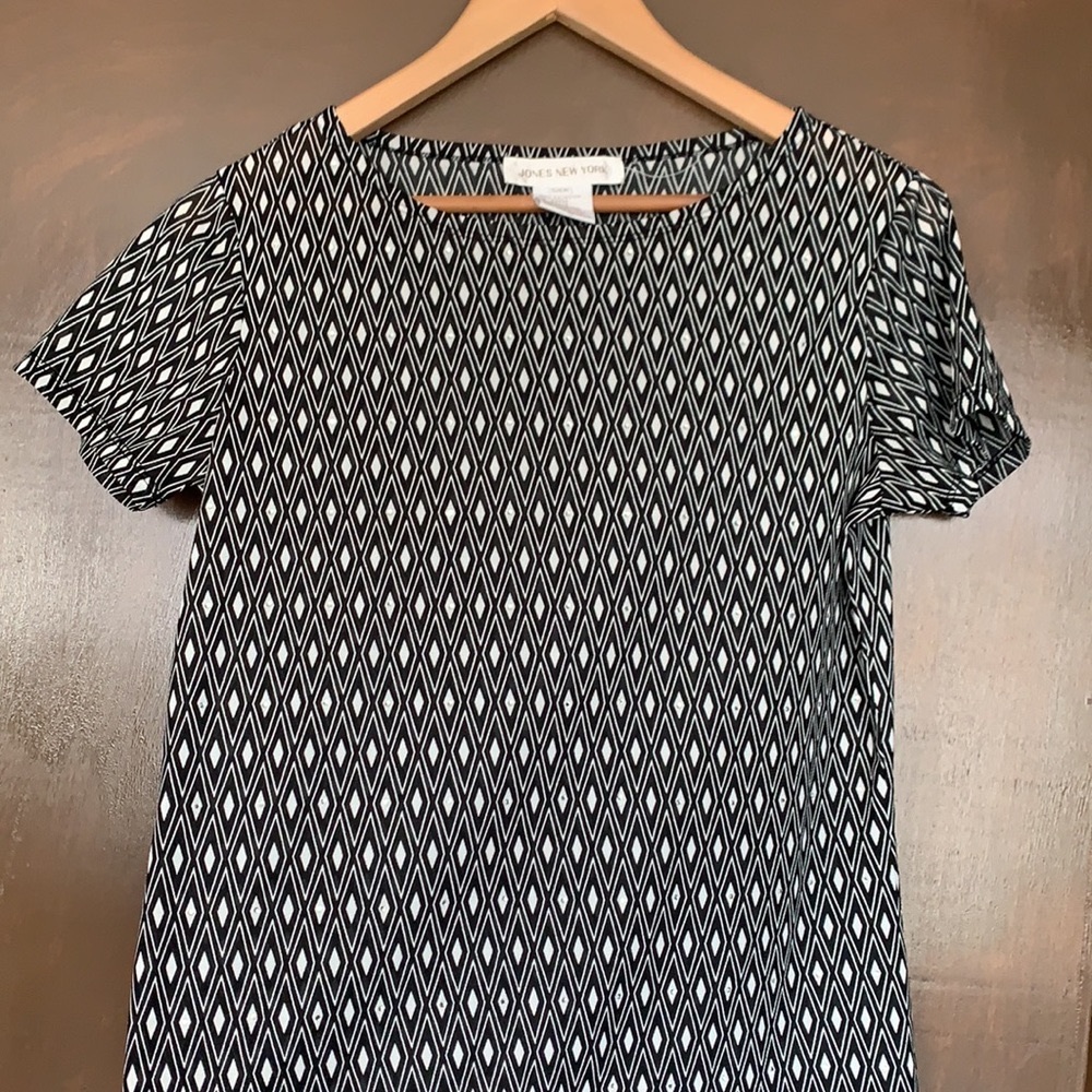 Bedazzled mesh top. Size Sm.